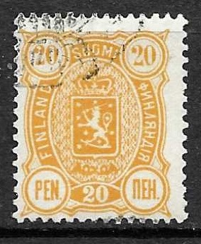 Timbre de Finland N°31B oblitéré