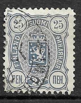 Timbre de Finland N°32A oblitéré