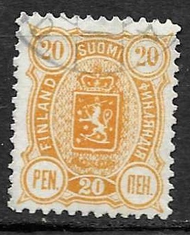 Timbre de Finland N°31A oblitéré