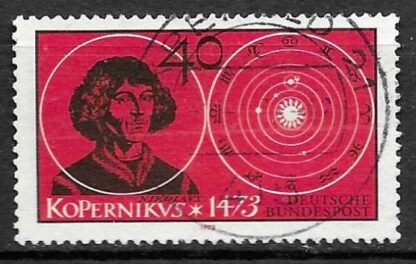 Timbre d'Allemagne fédérale N°608 oblitéré