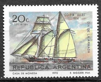 Timbre d'Argentine N°871 neuf**