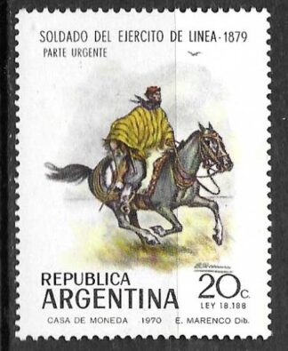 Timbre d'Argentine N°873 neuf**