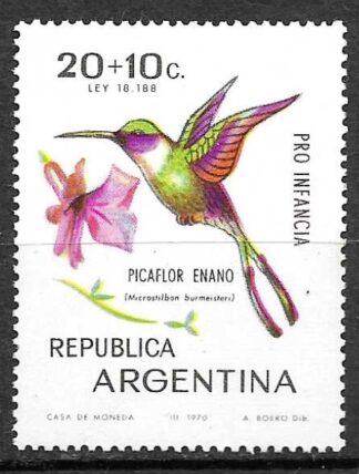 Timbre d'Argentine N°862 neuf**