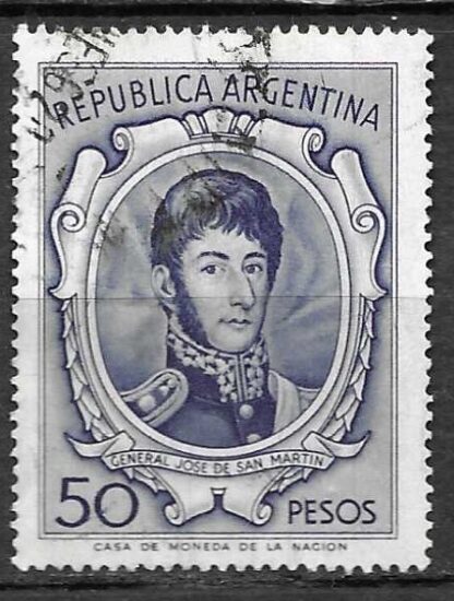 Timbre d'Argentine N°869 oblitéré