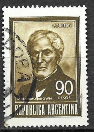 Timbre d'Argentine N°870 oblitéré