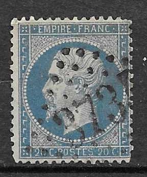 Timbre de France N°22 oblitéré