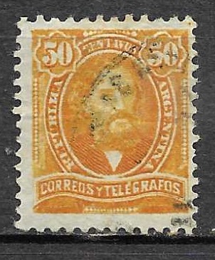 Timbre d'Argentine N°85 oblitéré