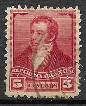 Timbre d'Argentine N°98 oblitéré