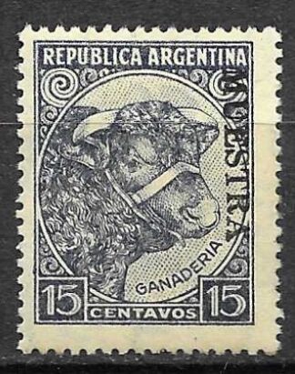 Timbre d'Argentine N°375 neuf** (spécimen)