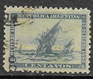 Timbre d'Argentine N°92 oblitéré