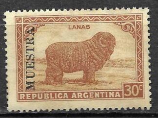 Timbre d'Argentine N°377 neuf*(spécimen)